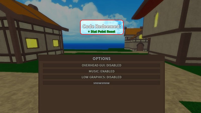 Code Project One Piece: Cách nhận và nhập code Roblox