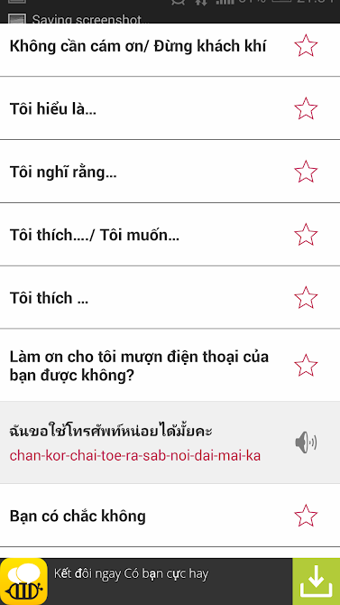 Học giao tiếp tiếng Thái
