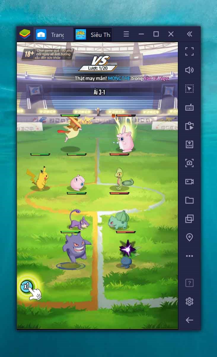 Giao diện tr&ograve; chơi