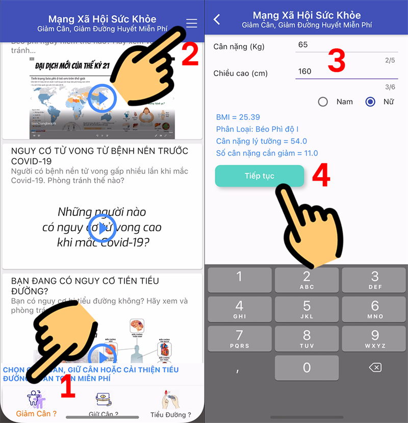Chọn mục ti&ecirc;u mong muốn