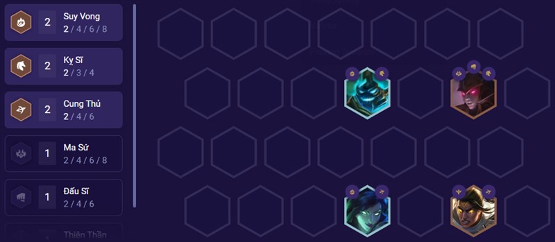 Đội h&igrave;nh giai đoạn đầu trận