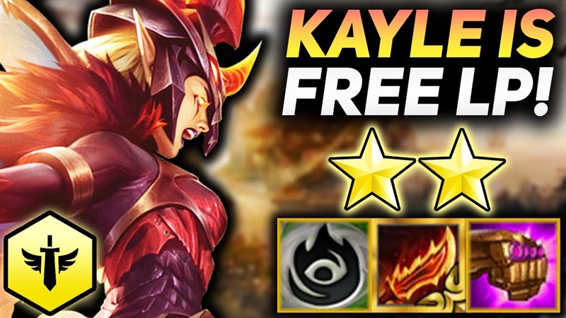 Kayle nhận thêm sức mạnh sau mỗi trận thắng