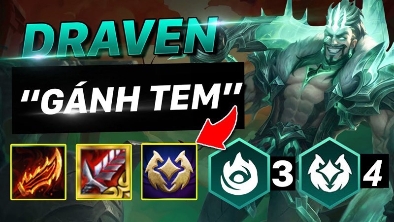 Draven Thần Sứ sở hữu khả năng gánh đội cực kỳ mạnh mẽ