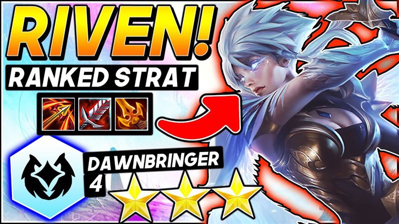 Riven vừa có sát thương mạnh mẽ, vừa có hiệu ứng làm choáng diện rộng