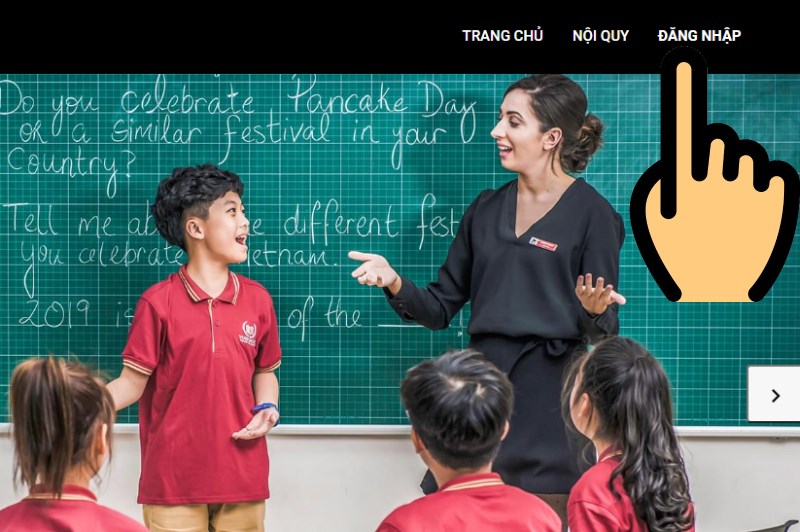 Nhấn vào nút ĐĂNG NHẬP Nhấn vào nút ĐĂNG NHẬP