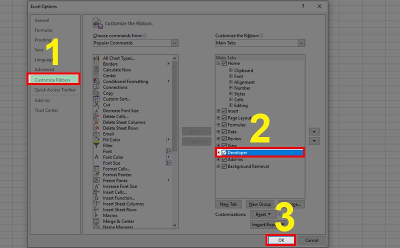 Hướng dẫn tạo nút bấm button trong Excel.