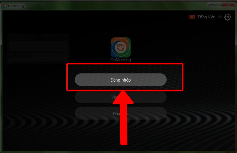 Nhấn n&uacute;t Đăng nhập