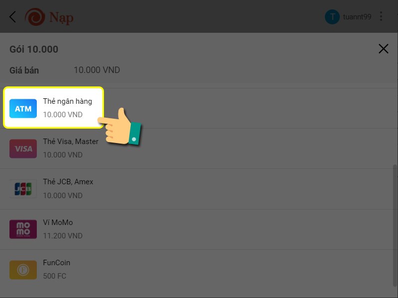 Phương thức thanh to&aacute;n Ng&acirc;n h&agrave;ng