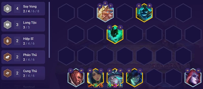 Đội h&igrave;nh cuối trận