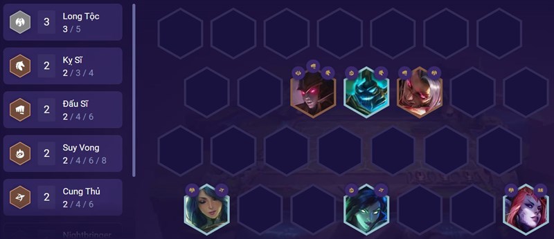 Đội h&igrave;nh giữa trận