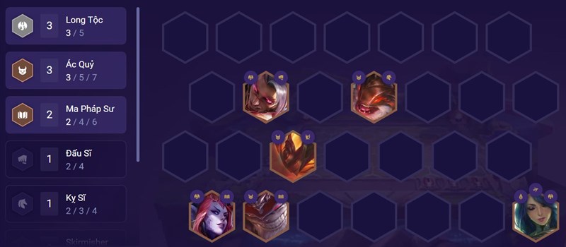 Đội hình giữa trận