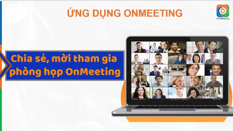 C&aacute;ch chia sẻ, mời v&agrave;o họp tr&ecirc;n OnMeeting