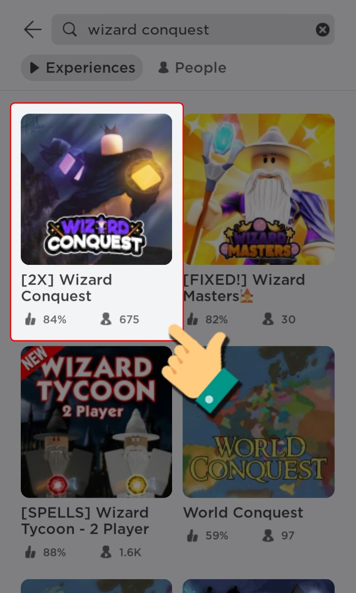 Mở game Wizard Conquest