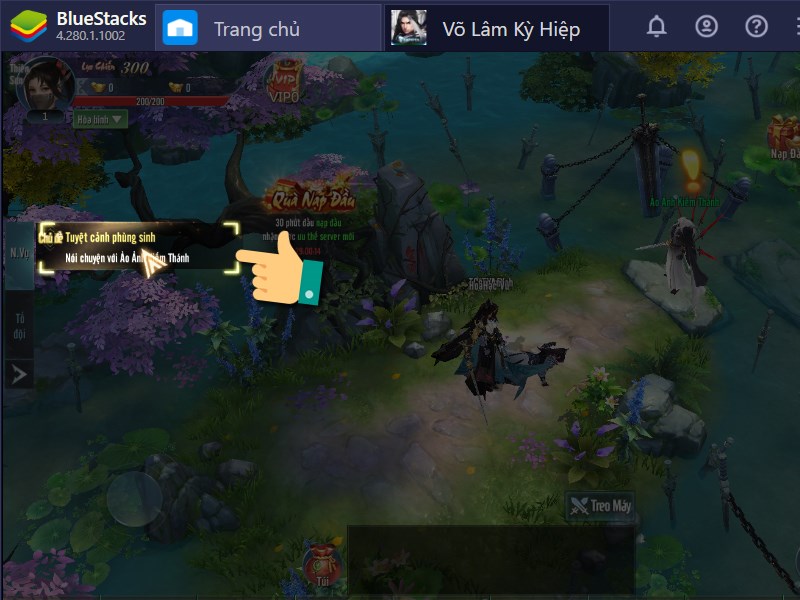 Làm nhiệm vụ trong game