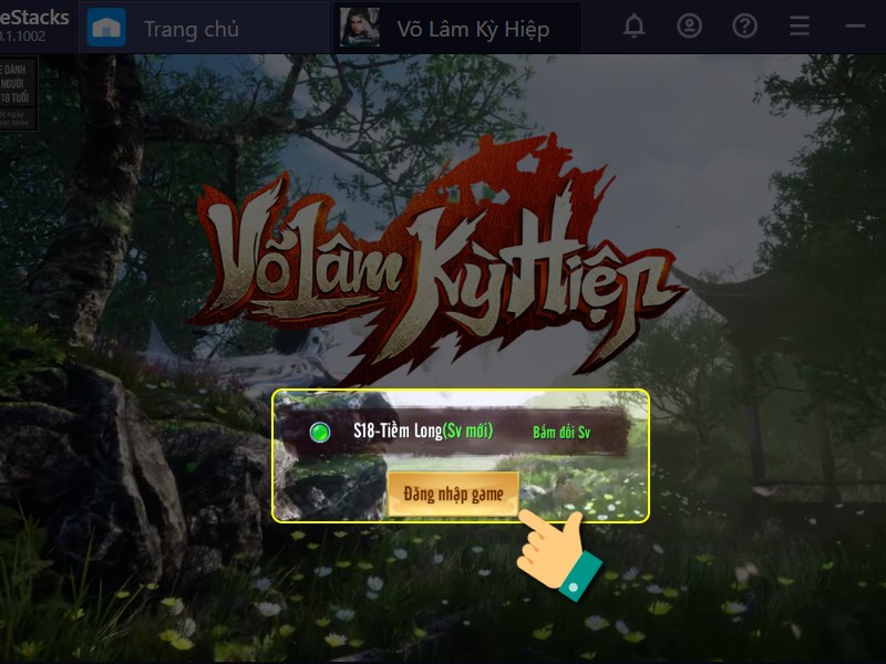 Vào game