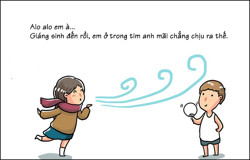 Stt Noel thả thính cho dân FA