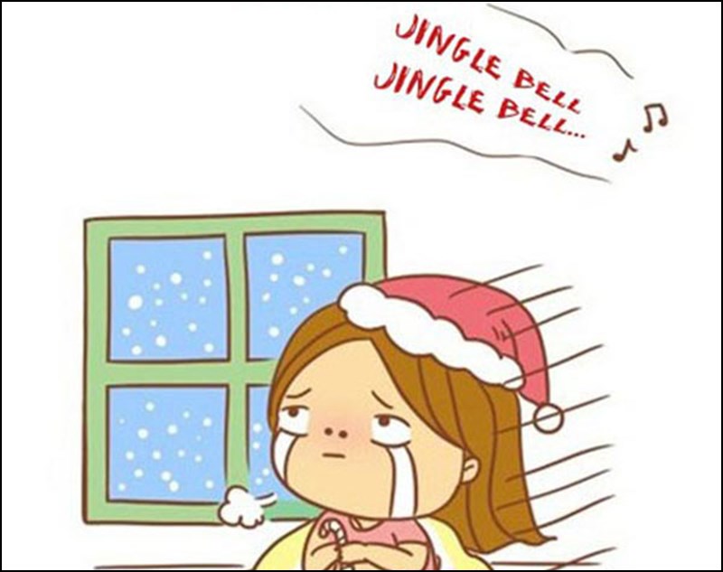 Caption Noel hài hước