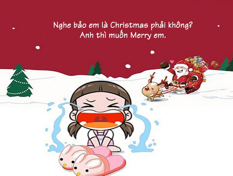 Stt Noel thả thính bạn gái