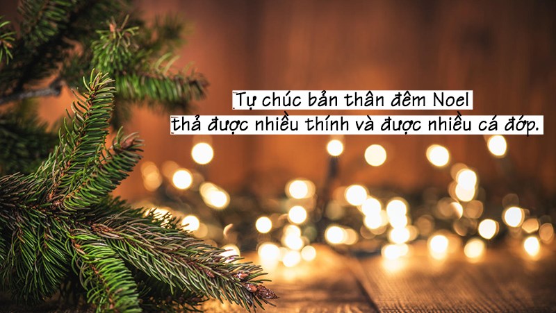 Stt Noel thả thính cho dân FA