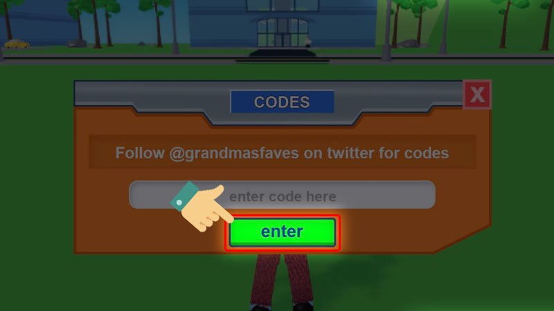 Nhấn Enter để xác nhận nhận phần thưởng từ code.
