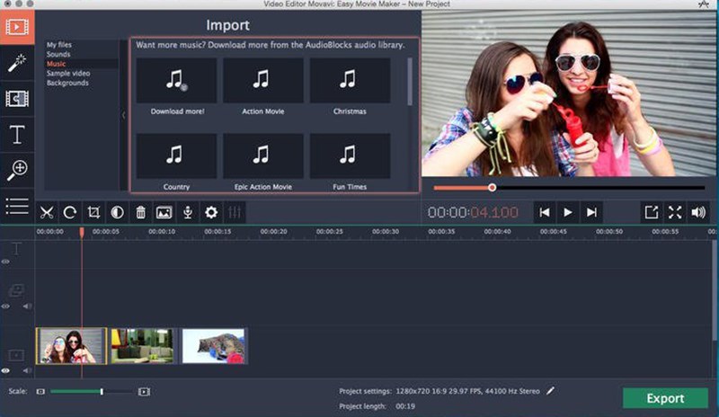 Movavi Video Editor.