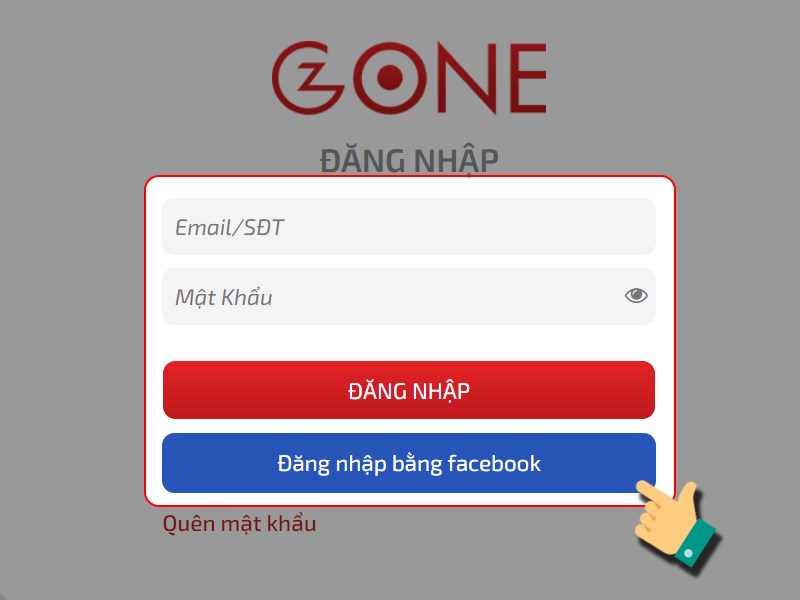 Đăng nhập tài khoản game