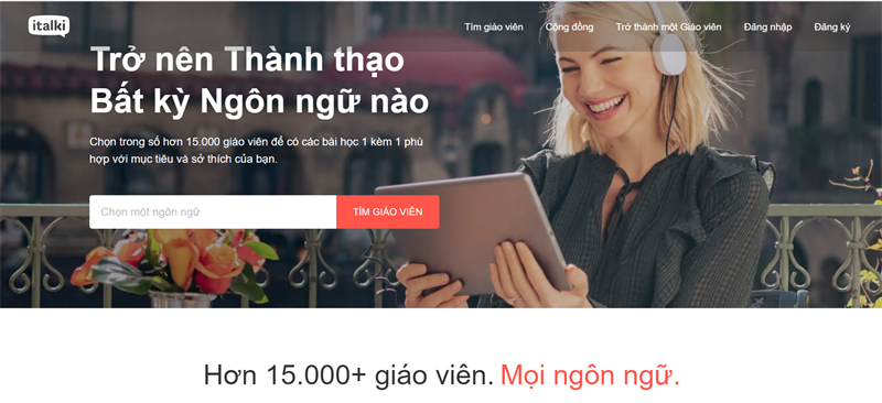 Trang web n&oacute;i chuyện với người Nhật - italki
