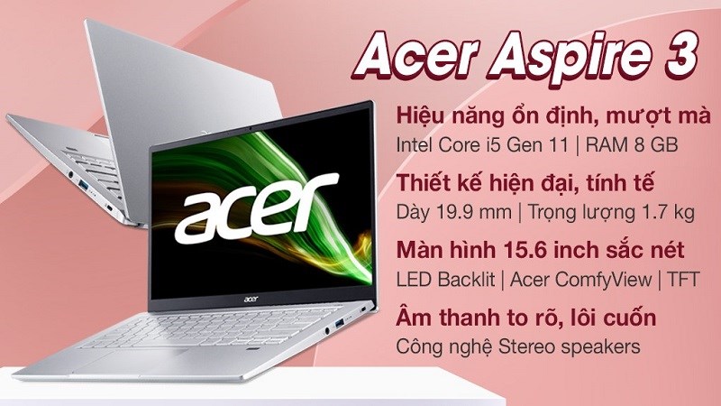 Laptop Acer Aspire 3 A315 58 59LY