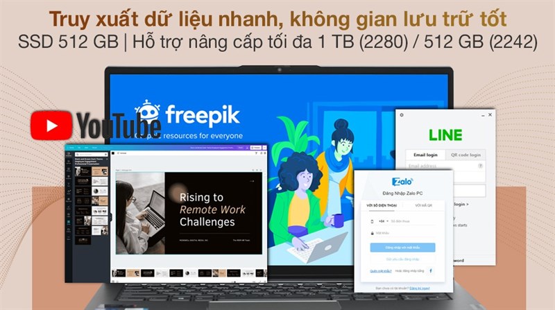 Truy xuất dữ liệu nhanh chóng và lưu trữ tốt