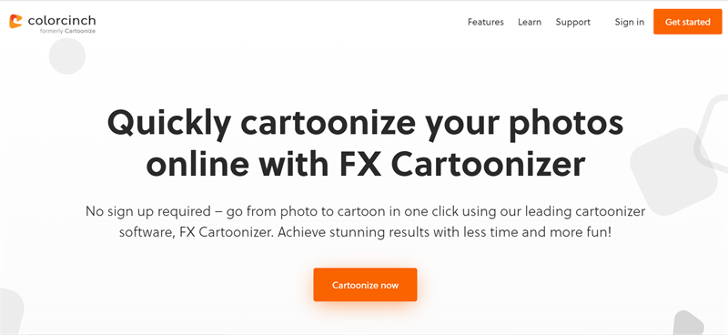Phần mềm chuyển ảnh thành tranh vẽ chì online - Cartoonizer