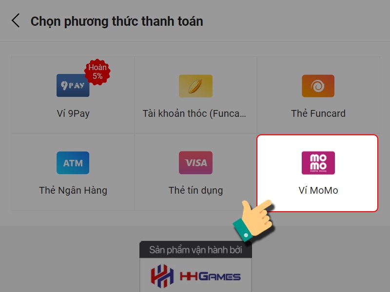 Thanh to&aacute;n bằng MoMo