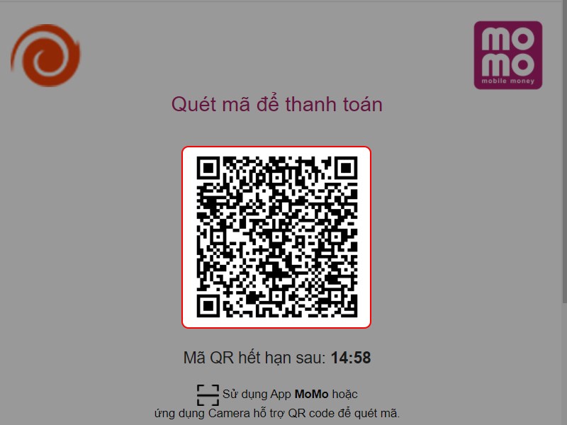 Qu&eacute;t m&atilde; QR để thanh to&aacute;n