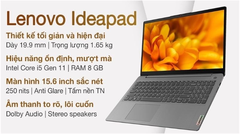 Laptop Lenovo Ideapad 3 15ITL6 i5 1135G7