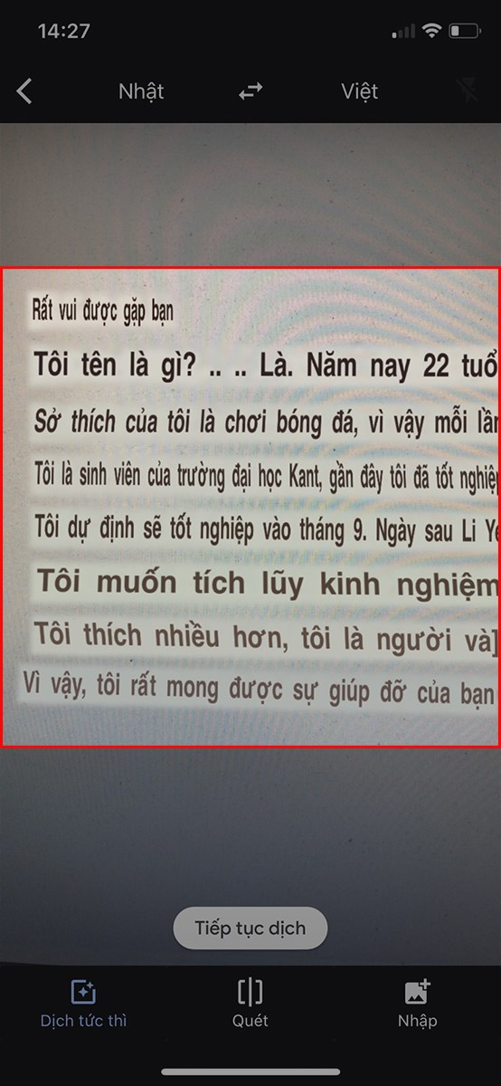 Cách dịch tiếng Nhật bằng hình ảnh chính xác qua Google Dịch