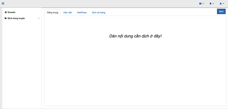 Dịch tiếng Trung sang Tiếng Việt online với Vietphrase