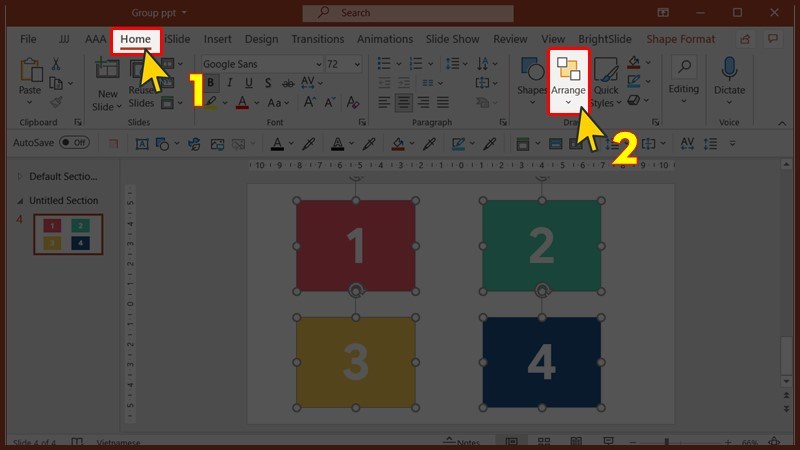 Cách nhóm các đối tượng trong PowerPoint: Hướng dẫn chi tiết và hiệu quả