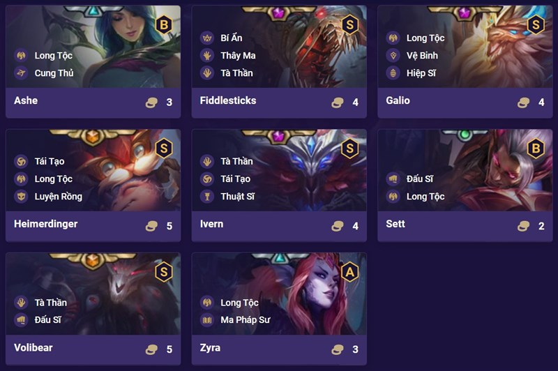 Đội hình Long Tộc Tà Thần DTCL Mùa 5.5 Đội hình Long Tộc Tà Thần DTCL Mùa 5.5