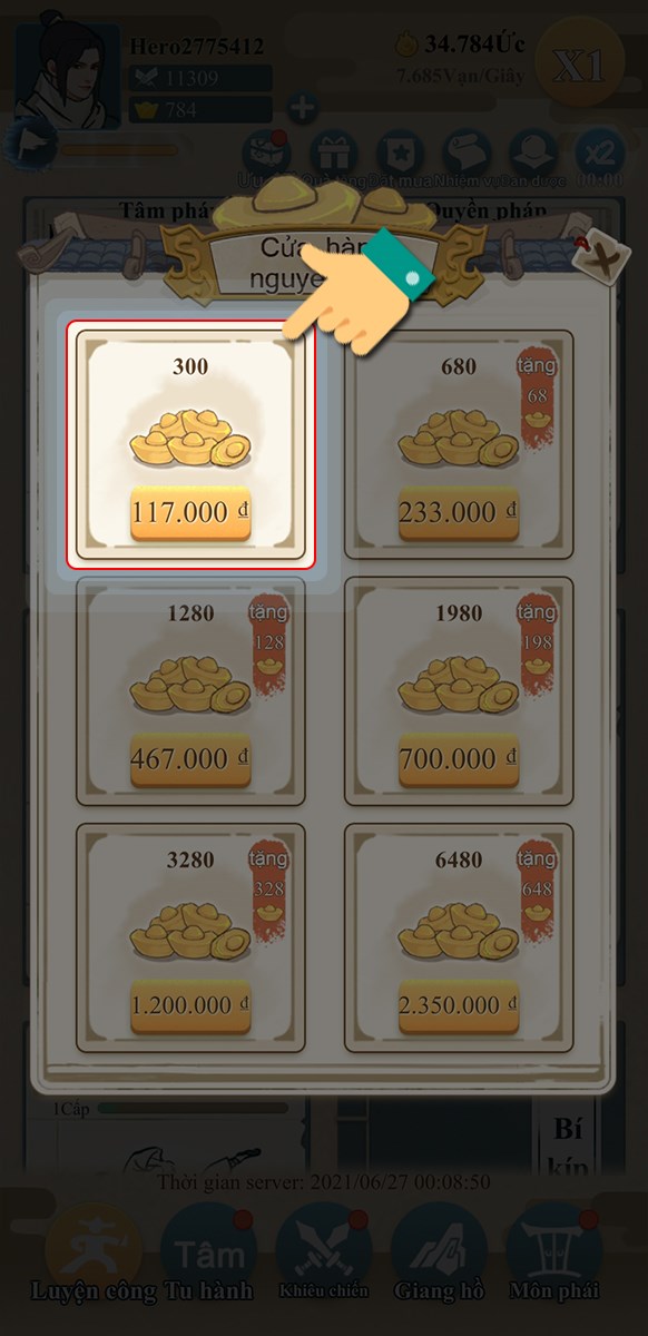 Chọn gói Chọn gói