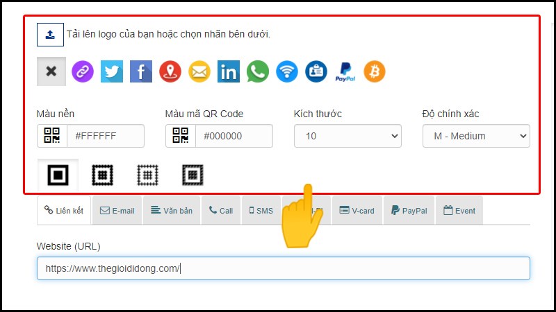  Bạn có thể tùy chỉnh hoặc biến tấu mã QR của bạn sao cho ưng ý nhất