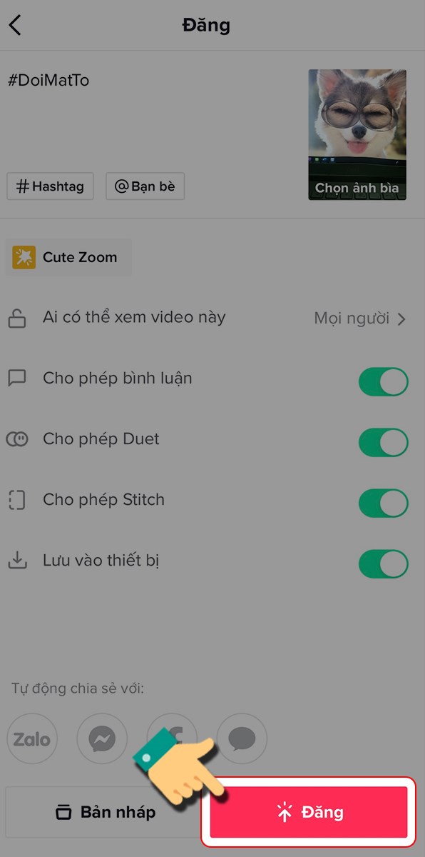 Đăng video Đăng video