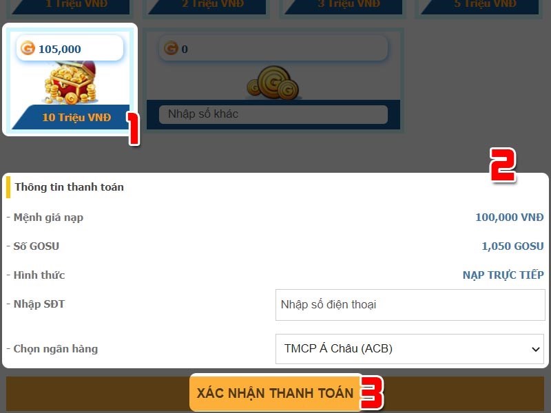 X&aacute;c nhận thanh to&aacute;n