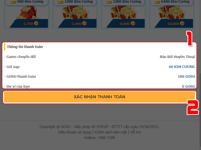 X&aacute;c nhận thanh to&aacute;n