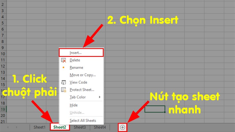 sheet trong excel là gì