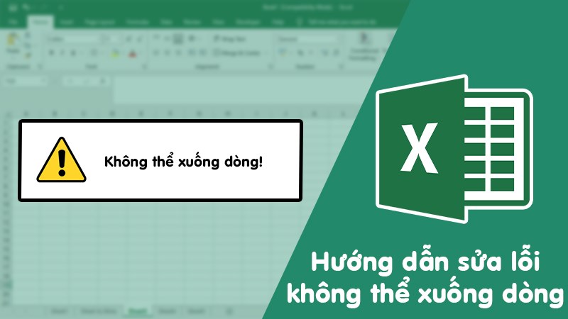 Hướng Dẫn Sửa Lỗi Không Xuống Dòng Được Trong Excel Nhanh Chóng -  Thegioididong.Com