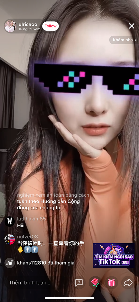 Xem được livestream TikTok