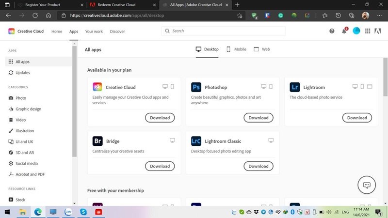 Phần mềm Adobe Creative Cloud