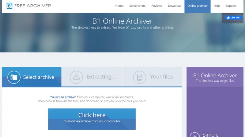 B1 Online Archiver