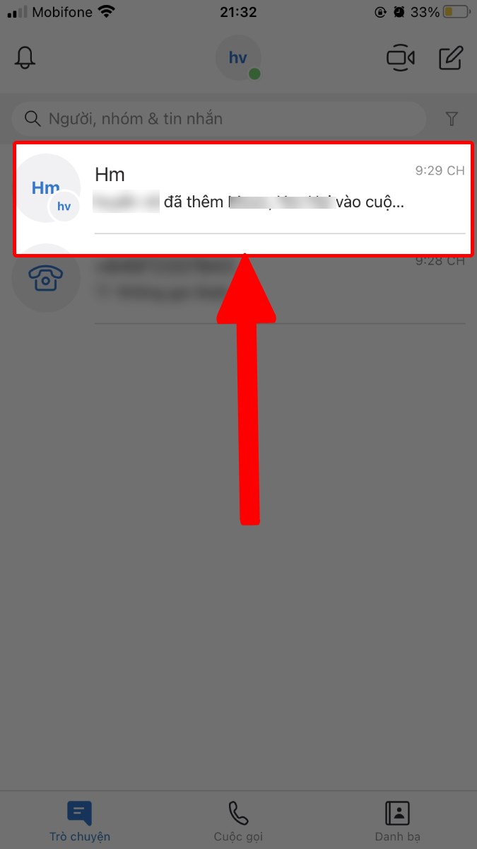 Chọn nh&oacute;m/group Skype bạn muốn x&oacute;a