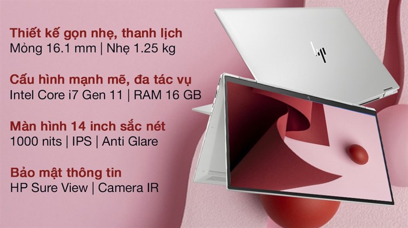 HP EliteBook X360 1040 G8 i7 1165G7/16GB/512GB/Touch/Pen/Win10 Pro (3G1H4PA)