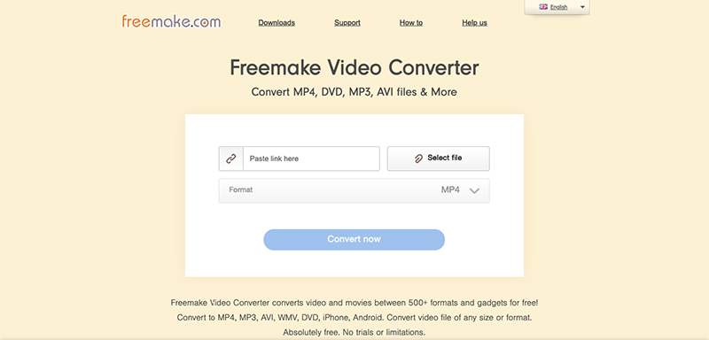 Chuyển đổi video online miễn phí với freemake.com